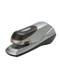 Agrafeuse optima grip electrique 20 feuilles fonctionnement secteur/piles coloris argent/noir + boite 1000 agrafes.