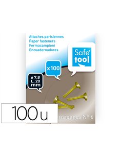 Attache parisienne wonday nº6 20mm boîte 100 unités.