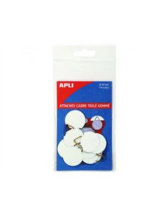 Attaches toilees gommees apli 30mm 500g pochette de 10 unites.