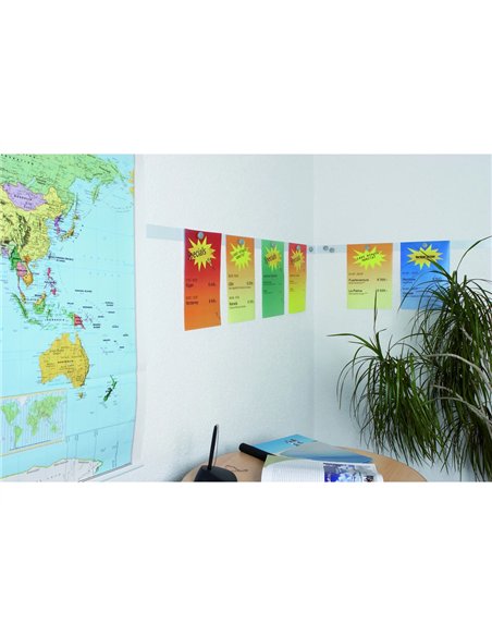 Bande metallique maul standard longueur 50cm avec 2 aimants coloris blanc.