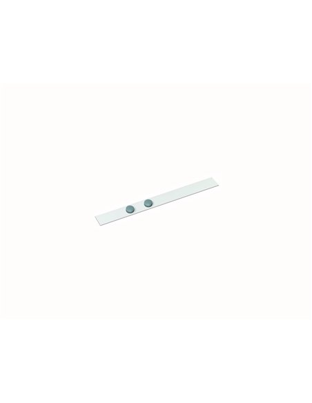Bande metallique maul standard longueur 50cm avec 2 aimants coloris blanc.