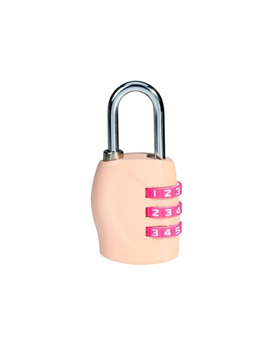 Cadenas carpentras de couleur a combinaison coloris rose 62x30x15 mm.
