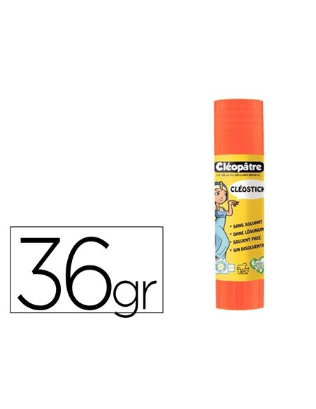Baton de colle cleobio'stick 36 gr 90% matiere vegetale et 90% plastique recycle.