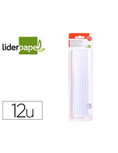Bâton de colle liderpapel 7x200mm blister de 12 unités.