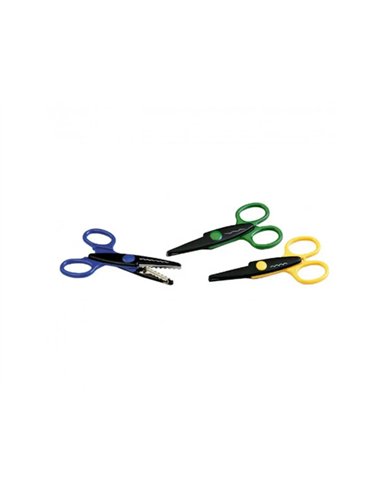 Ciseau cranteur faibo 7 coupes differentes 13cm lot de 7 unites.