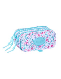 Trousse Safta Blackfit8 Cool - 3 compartiments - 21,5 x 10 x 8 cm - Bleu clair