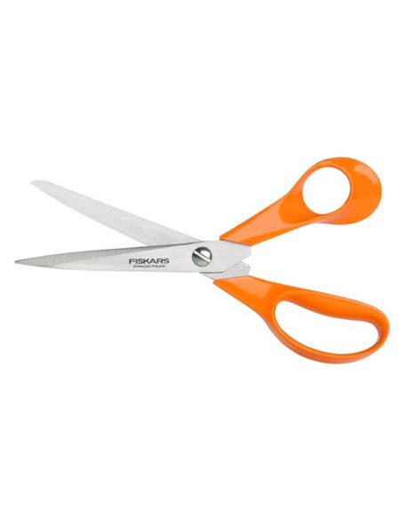 Ciseaux fiskars classic professionnels 25cm lame acier inoxydable pour droitiers.