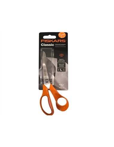Ciseaux fiskars classic professionnels 25cm lame acier inoxydable pour droitiers.