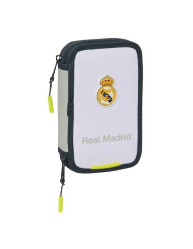 Trousse Safta Real Madrid 1er Kit 24/25 28 pièces - 2 compartiments - 28 pièces - 12,5 x 19,5 x 4 cm - Blanc/Noir