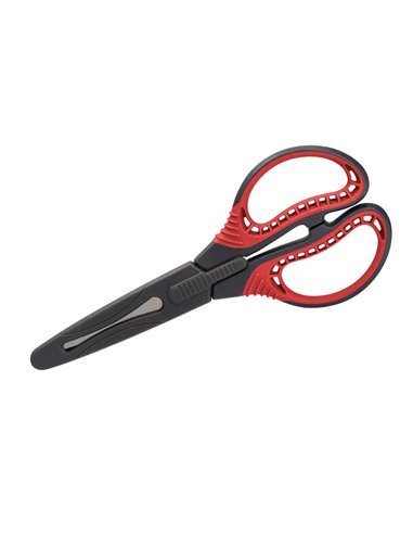 Ciseaux liderpapel lame en titane incurvee 16,5 cm facilite de coupe et durabilite housse incluse.