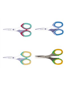 Ciseaux liderpapel toucher soft anneaux souples 135mm. 2