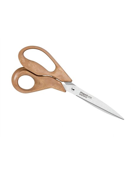 Ciseaux maped advanced wood anneaux ergonomiques lames acier anneaux en bois 21 cm.