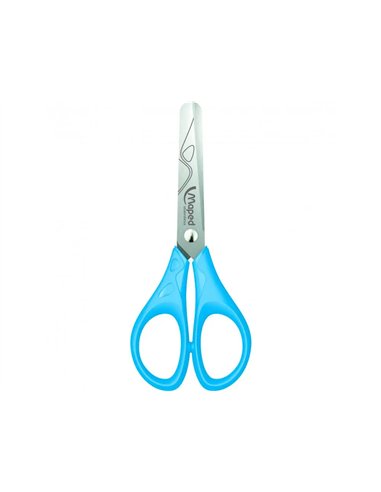 Ciseaux scolaires essentials 13 cm maped bouts ronds lames inox droitier.