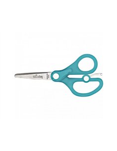 Ciseaux wonday pti'fut 13cm lames acier inox bouts ronds anneaux asymetriques. 2