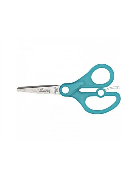 Ciseaux wonday pti'fut 13cm lames acier inox bouts ronds anneaux asymetriques.