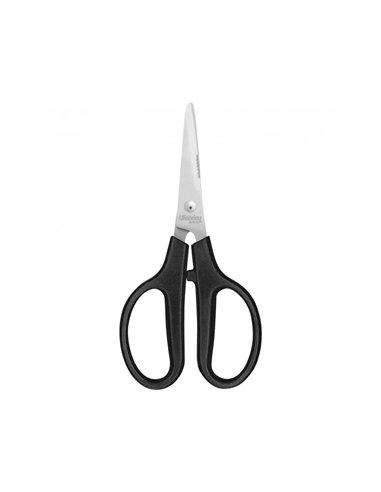 Ciseaux wonday robust 17cm lames acier inox bouts pointus anneaux symetriques.