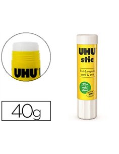 Colle blanche uhu stic papier carton sans solvant lavable bouchon anti-séchage bâton 40g.