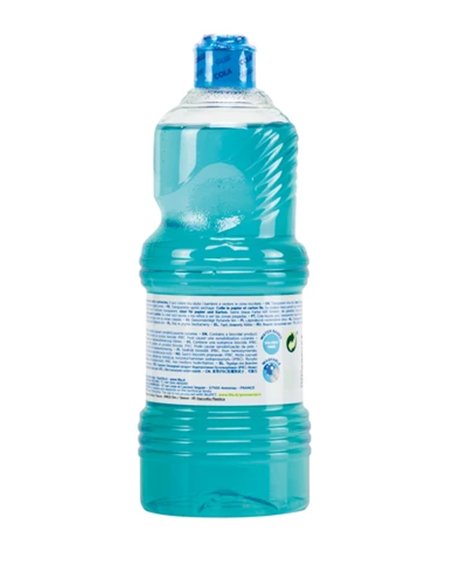Colle bleue giotto sans solvant lavable usage papier et carton 1kg.