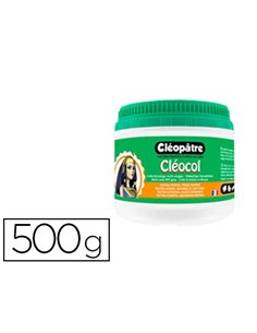 Colle cléopâtre cléocol extra forte séchage rapide matériaux poreux diluée eau vernis mat pot 500g.
