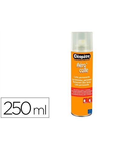 Colle cléopâtre permanente aérosol de 250ml.