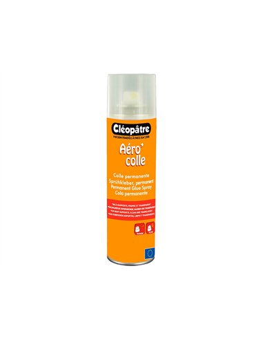 Colle cléopâtre permanente aérosol de 250ml.