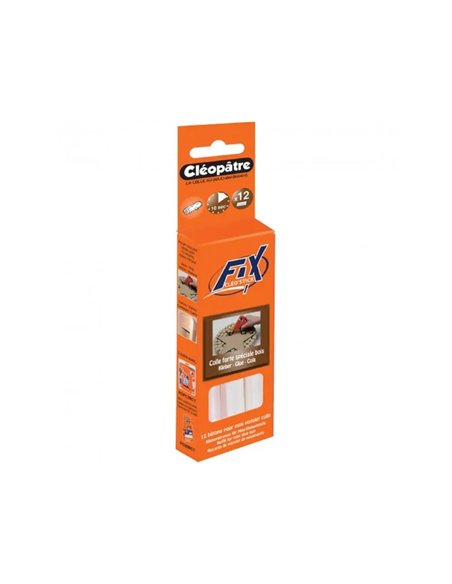 Colle cleopatre special bois pour pistolet a colle batonnet diametre 7mm lot de 12 unites.