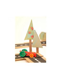 Pince a linge bois innspiro mini 3cm 6 coloris assortis lot de 45. 2