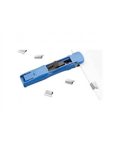 Pince distributeur de clips wonday corps plastique clips 18mm relier 2 a 50 feuilles.