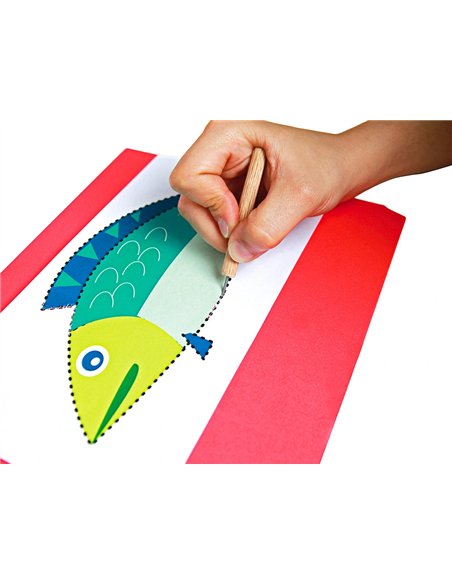 Planche en caoutchouc 4 couleurs utilisation scolaire travaux manuels.