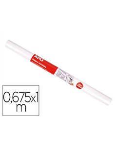 Tableau blanc apli adhésif effaçable bureau école dessins présentations rouleau 0,675x1m.