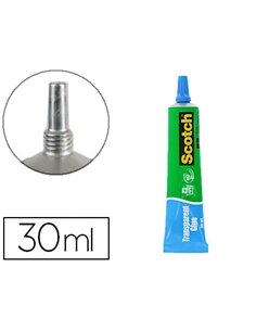 Colle transparente scotch papier carton tissus photos lavable sans solvant tube 30ml.