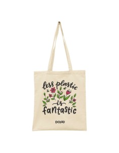 Grand sac fourre-tout Dohe en coton 50 % recyclé et biologique 220 g/m² - Anses longues - Durable et respectueux de l'environnem