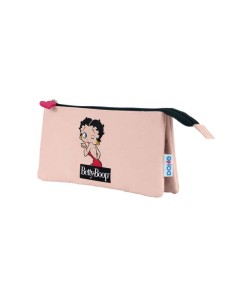 Trousse à crayons triple compartiment Dohe - Fabriquée en polyester souple et durable - Fermeture à double fermeture éclair - Id