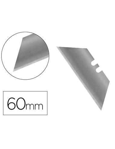 Lame 18mm de rechange q-connect pour cutters kf16814/kf16815/kf16816/kf14835 blister 10 unites.