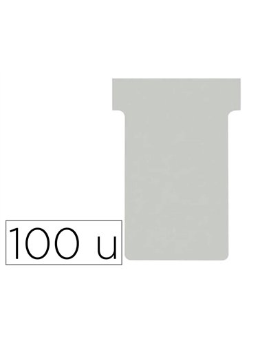 Fiches pour planning nobo 100 unites coloris gris.