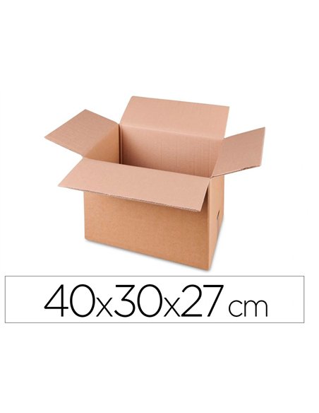 Caisse américaine antalis simple cannelure 40x30x27cm.