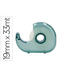 Mini devidoir liderpapel ecouse 100% plastique recycle pour ruban adhesif 33 mm x 19 mm.