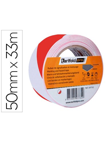 Ruban adh.Secu.50mmx33m rouge/.