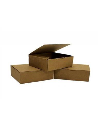Boite expedition postale kraft brun petit format solide rigide renforts exterieurs montage facile.