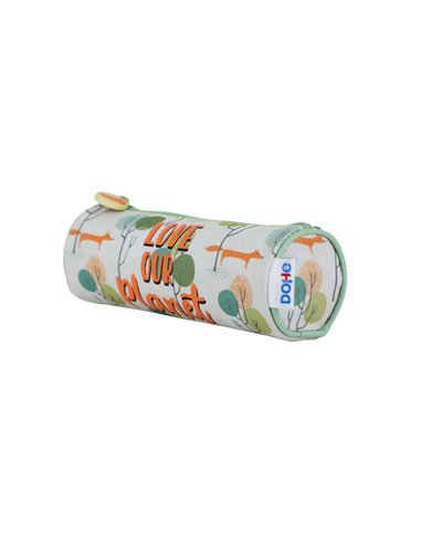 Trousse à crayons Dohe pour fournitures scolaires - Fabriquée en polyester souple et durable - Fermeture éclair
