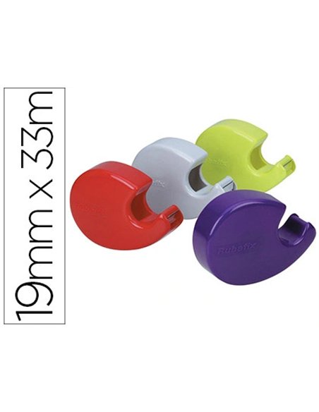 Dévidoir esselte dr33 abs lame acier pour ruban 19mmx33m.