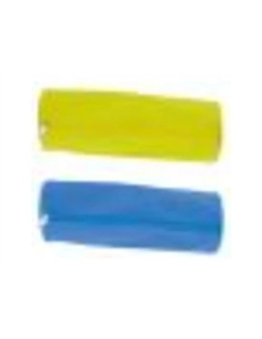 Trousse ronde ulmann nylon pvc forme polochon 21x8x8cm coloris aleatoire.