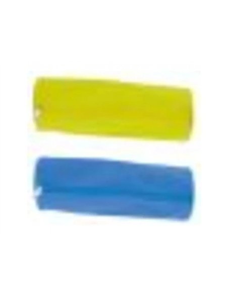 Trousse ronde ulmann nylon pvc forme polochon 21x8x8cm coloris aleatoire.