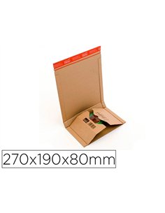 Etui expedition colompac kraft universel brun 270x190x80mm.