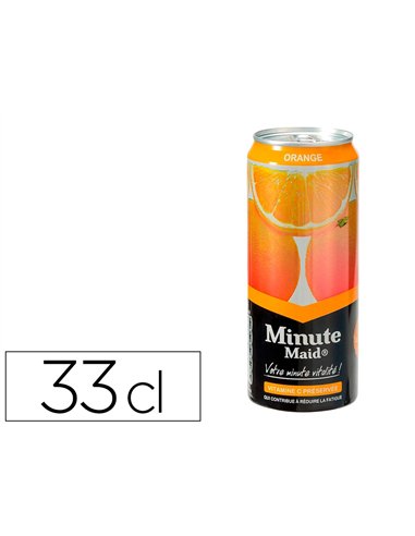 Minute maid orange slim can 33cl.