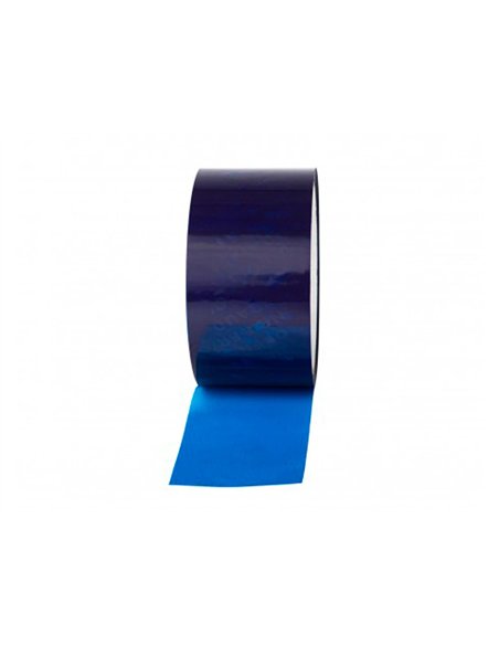 Ruban adhesif q-connect de securite bleu rouleau 35mx33mm.