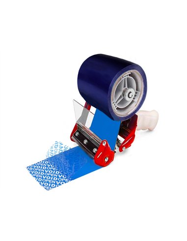 Ruban adhesif q-connect de securite bleu rouleau 35mx33mm.