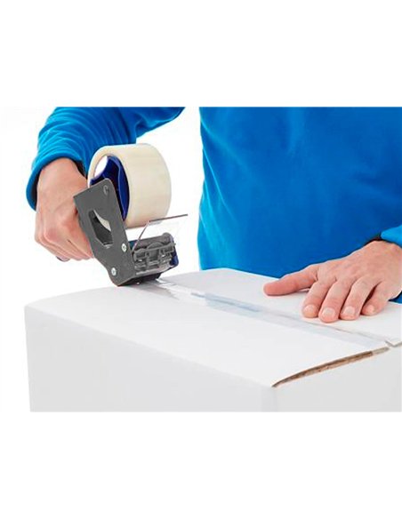 Ruban adhesif q-connect economique special emballage haute adherence 50mmx132m coloris transparent.