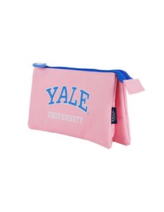 Trousse à crayons triple compartiment Dohe - Fabriquée en polyester souple et durable - Fermeture à double fermeture éclair - Id