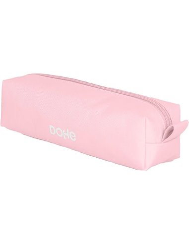 Trousse carrée Dohe Serenity - Fermeture éclair avec tirette en caoutchouc - Rose